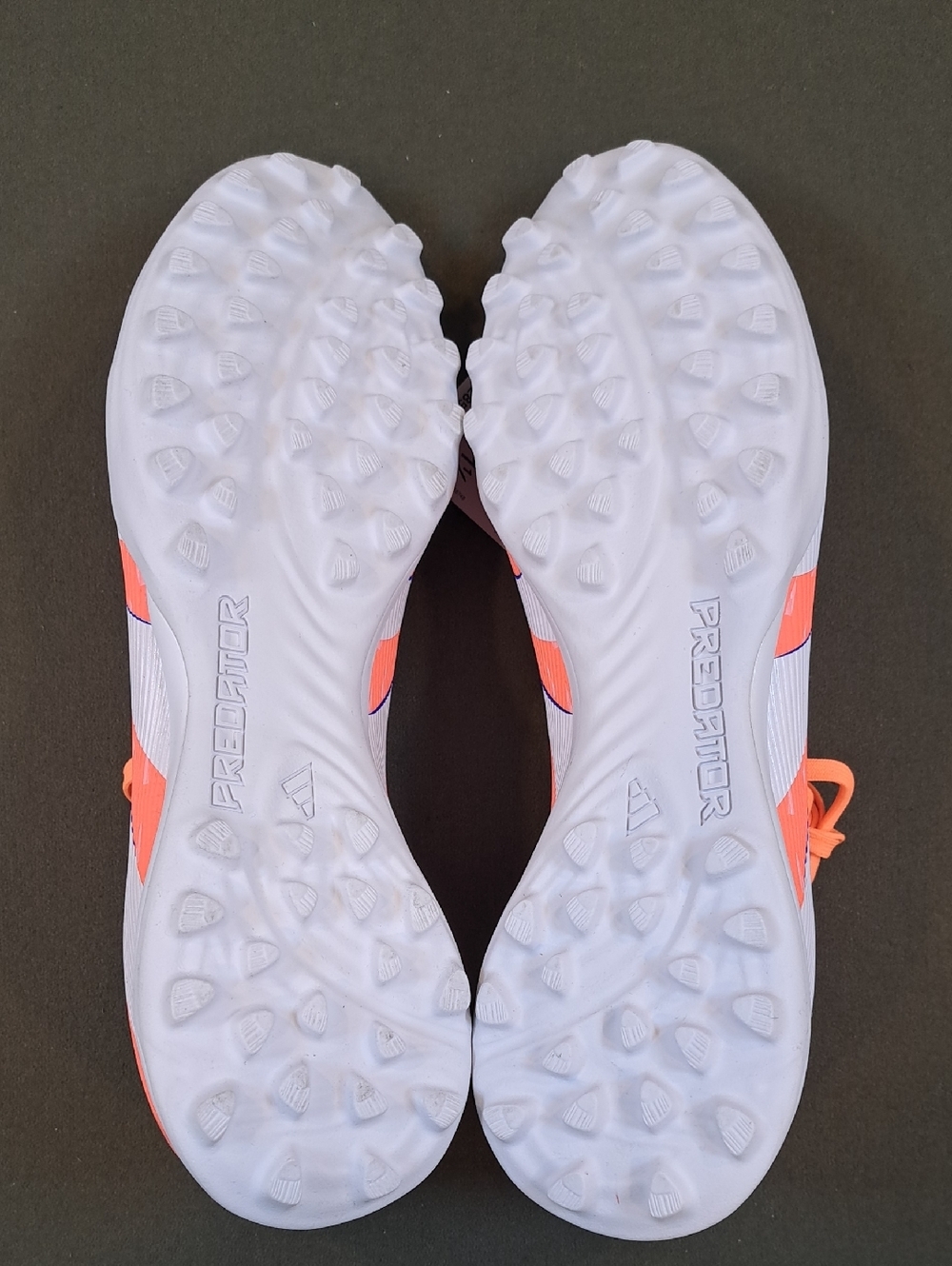 adidas Predator League TF Soccer  - Color: Coral/White/Orange - Size: Men 10.5 - Picture 9 of 11